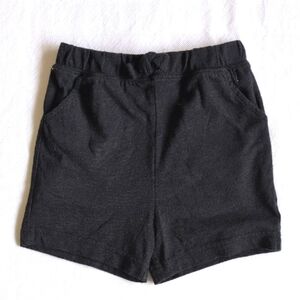george basic black pull-on elastic waist shorts 18-24 months baby